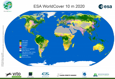 Nova base de dados de cobertura do solo global com 10 m de resolução